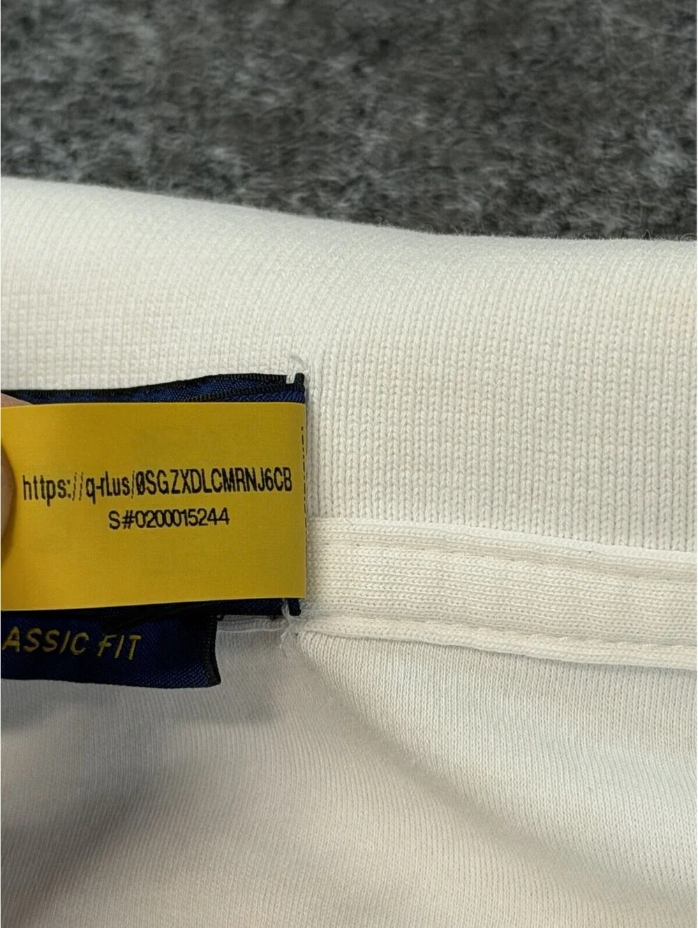 Polo Ralph Lauren Mens XL White Classic Fit Cotton Short Sleeve Polo Shirt